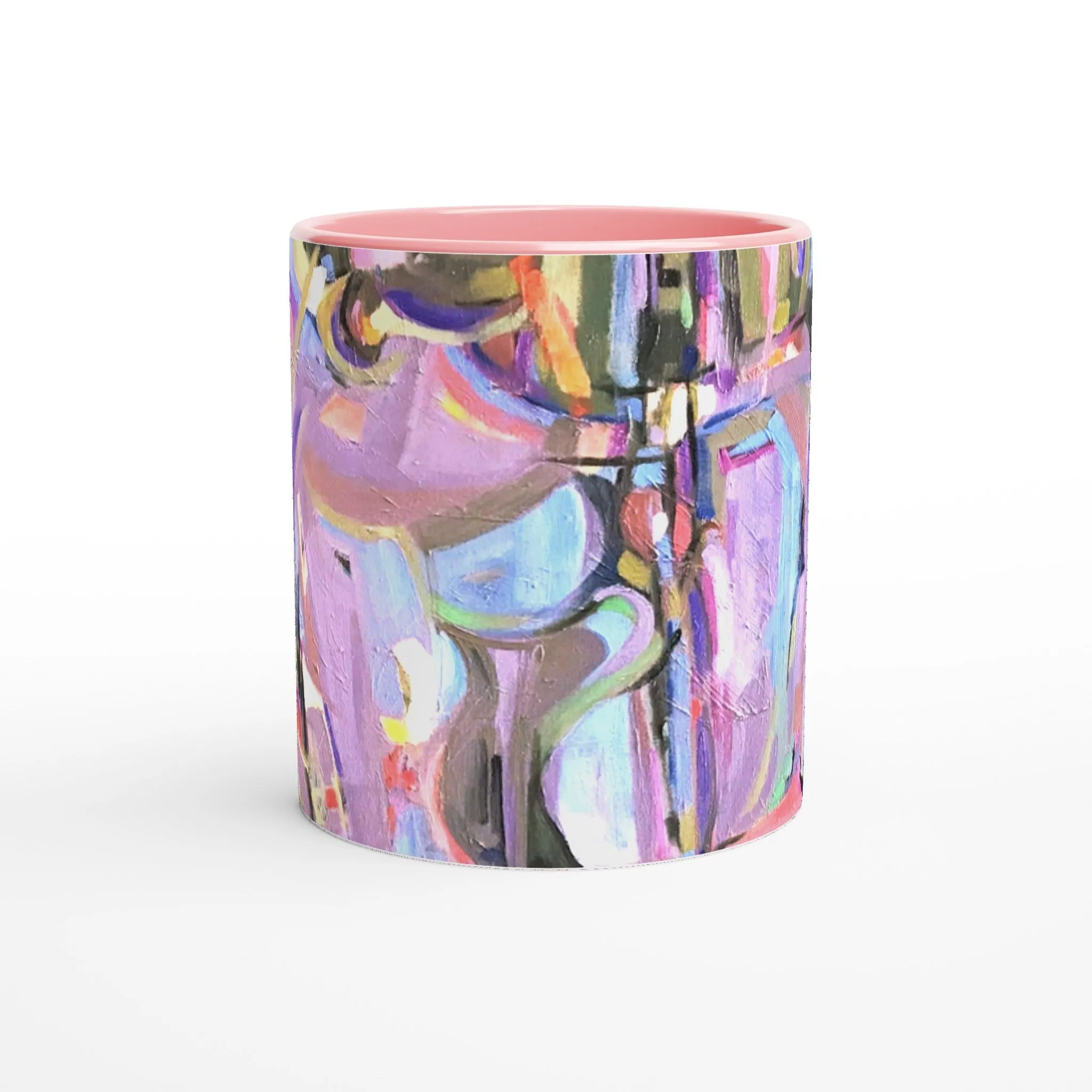 11oz Ceramic Coffee Mug with 'Passages' Artwork by American Artist Barbara Cleary