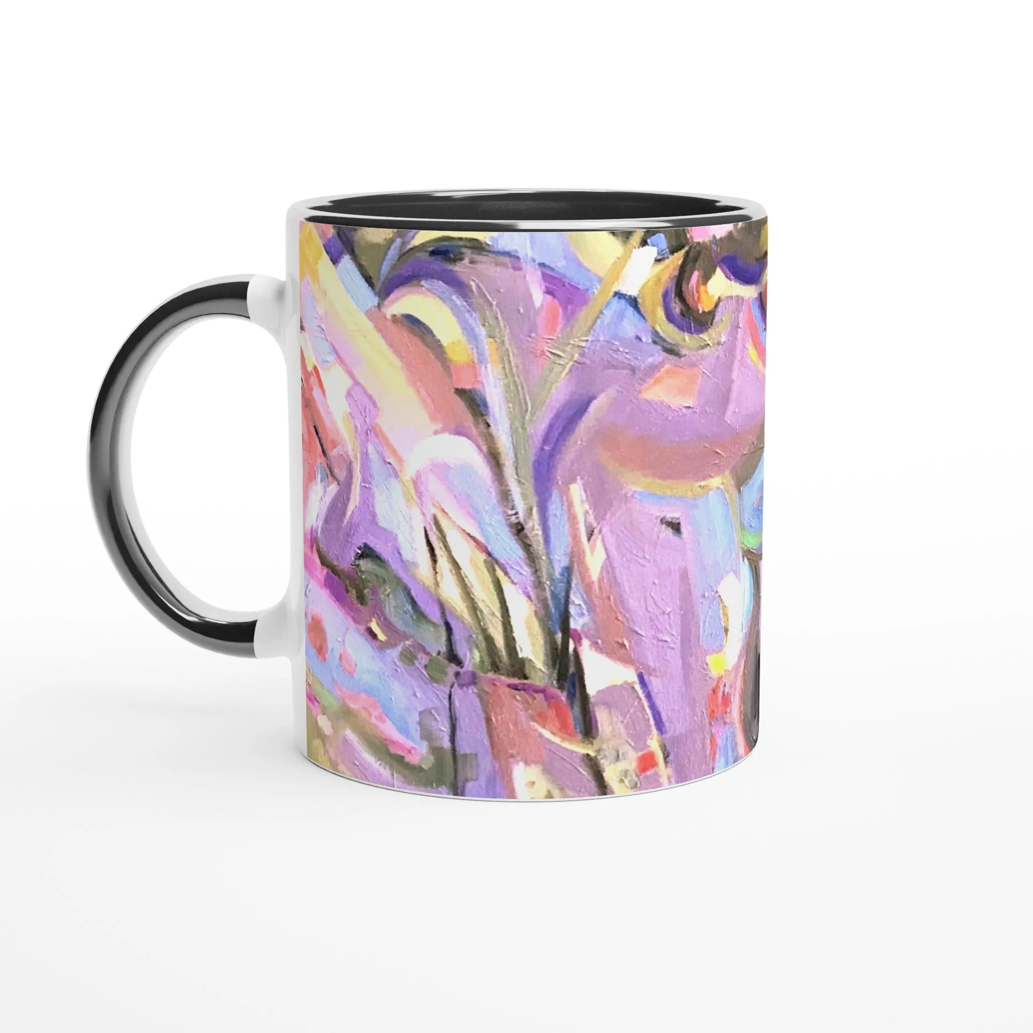 11oz Ceramic Coffee Mug with 'Passages' Artwork by American Artist Barbara Cleary