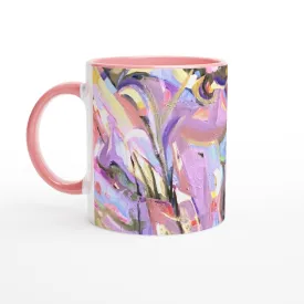 11oz Ceramic Coffee Mug with 'Passages' Artwork by American Artist Barbara Cleary