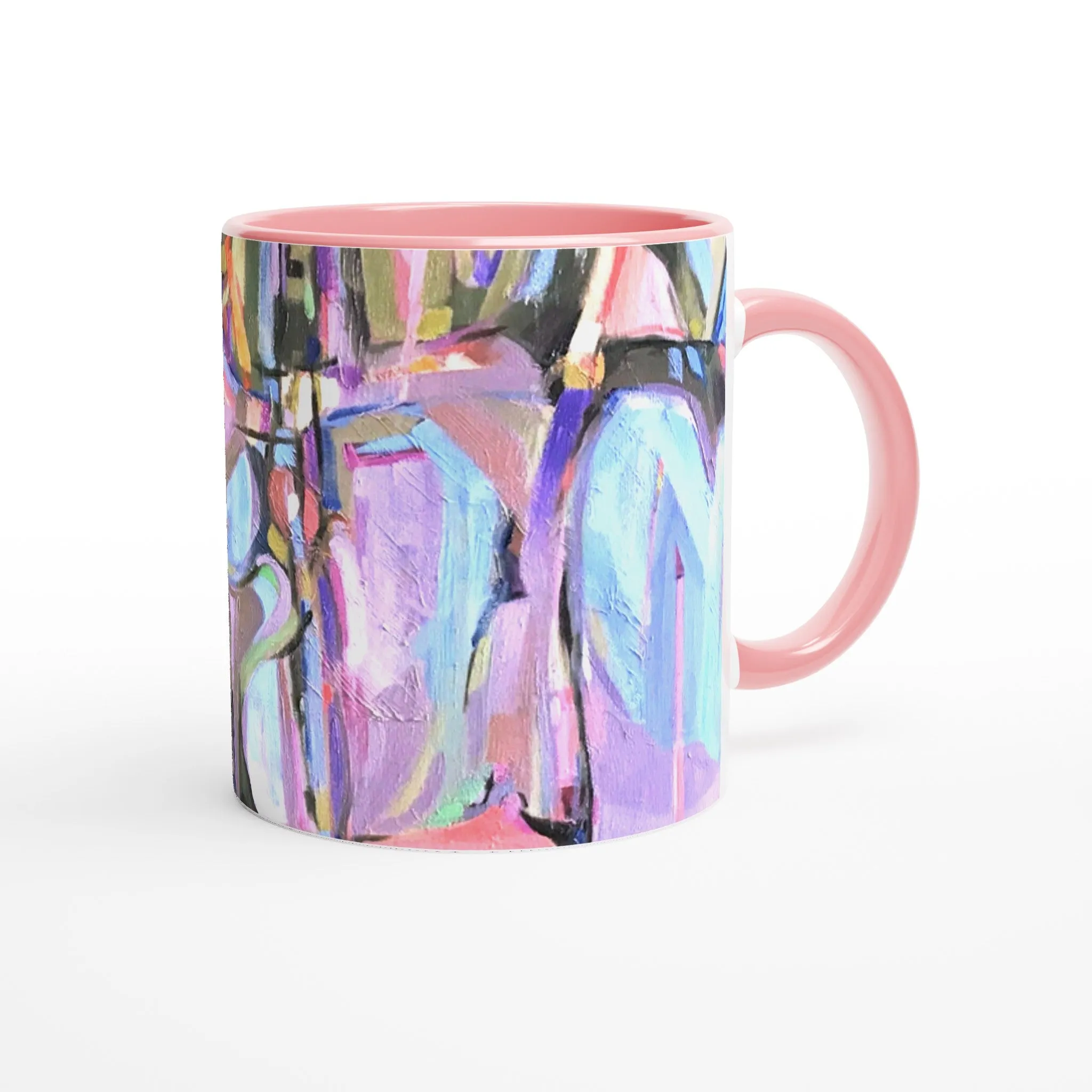 11oz Ceramic Coffee Mug with 'Passages' Artwork by American Artist Barbara Cleary