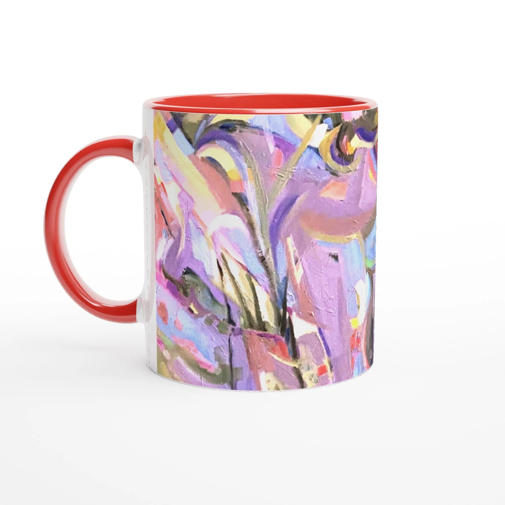 11oz Ceramic Coffee Mug with 'Passages' Artwork by American Artist Barbara Cleary