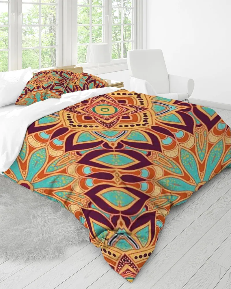 Aqua 1 Queen Duvet Cover Set