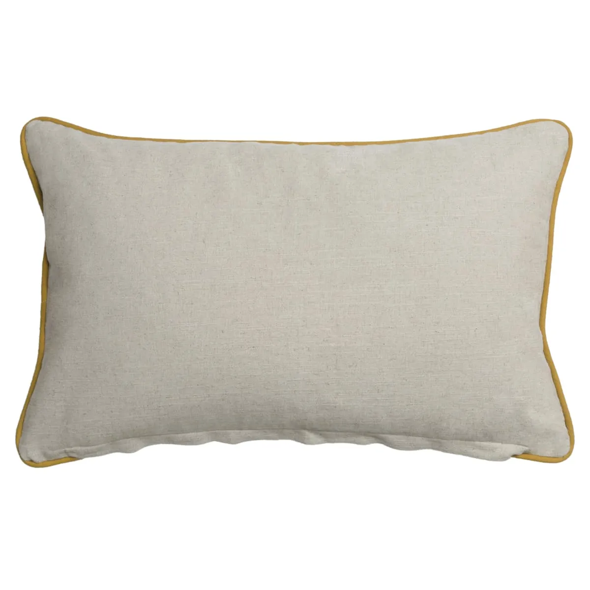 Bees Linen Blend Embroidered Cushion