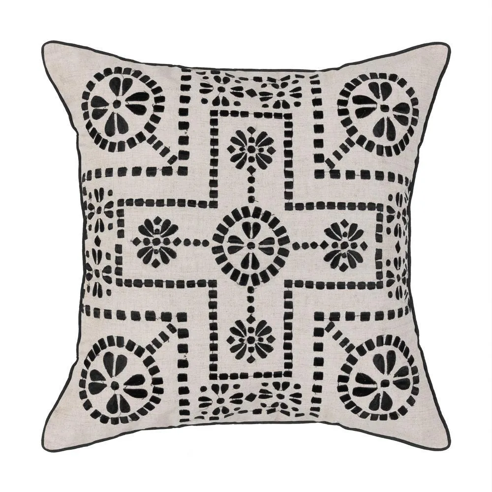Cushion Black Lalabella - 55 x 55 cm