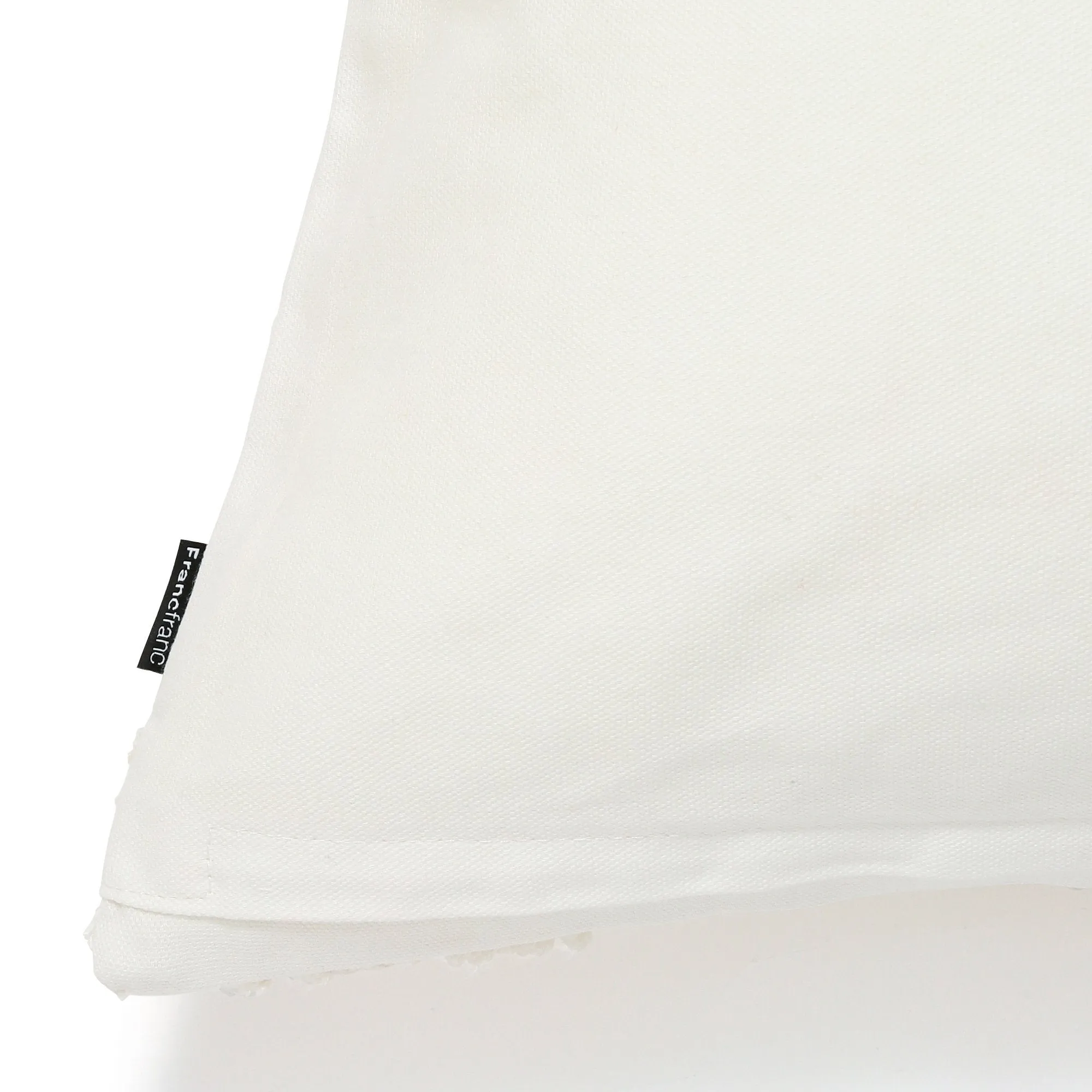 Emb Ornament H Cushion Cover 450 X 450 White