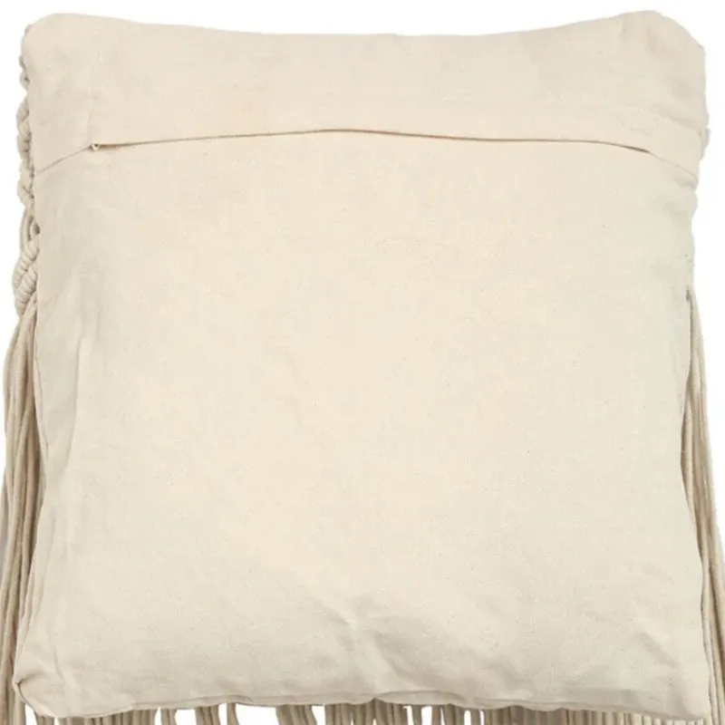 Fiona Macrame Tie Cushion Cover