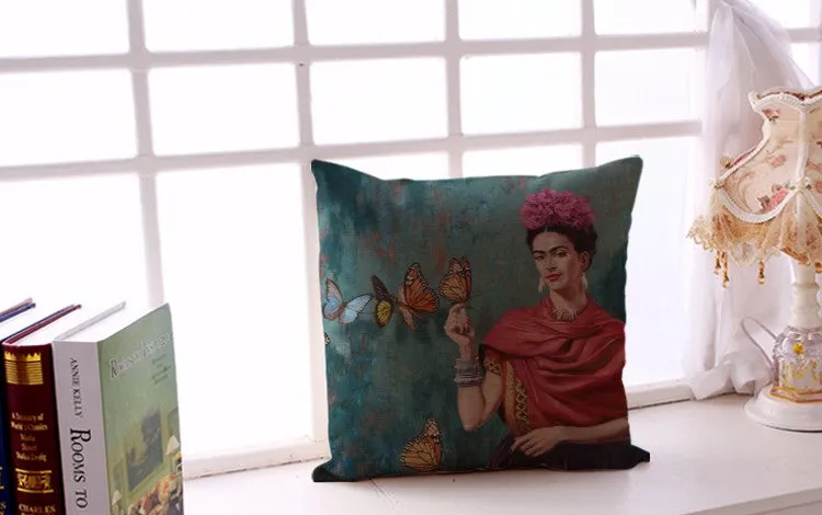 Frida Kahlo Sofa Cushion Cover