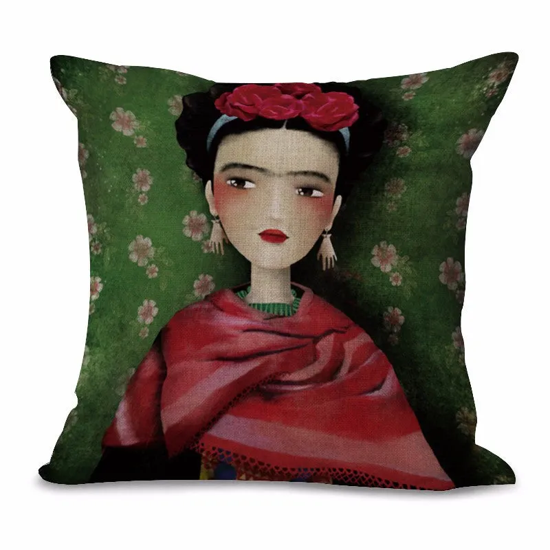 Frida Kahlo Sofa Cushion Cover