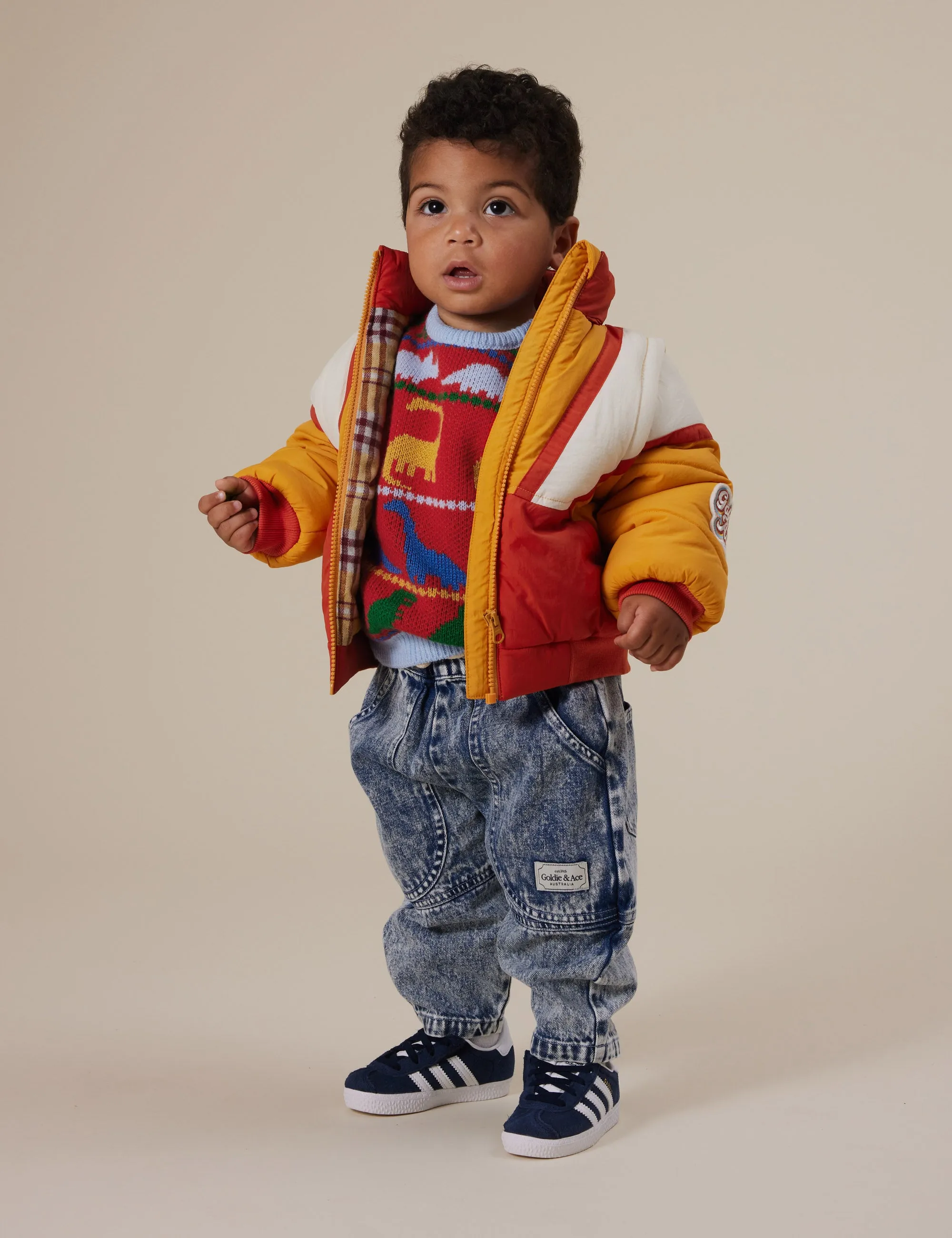 Goldie   Ace Dino Knit Jumper