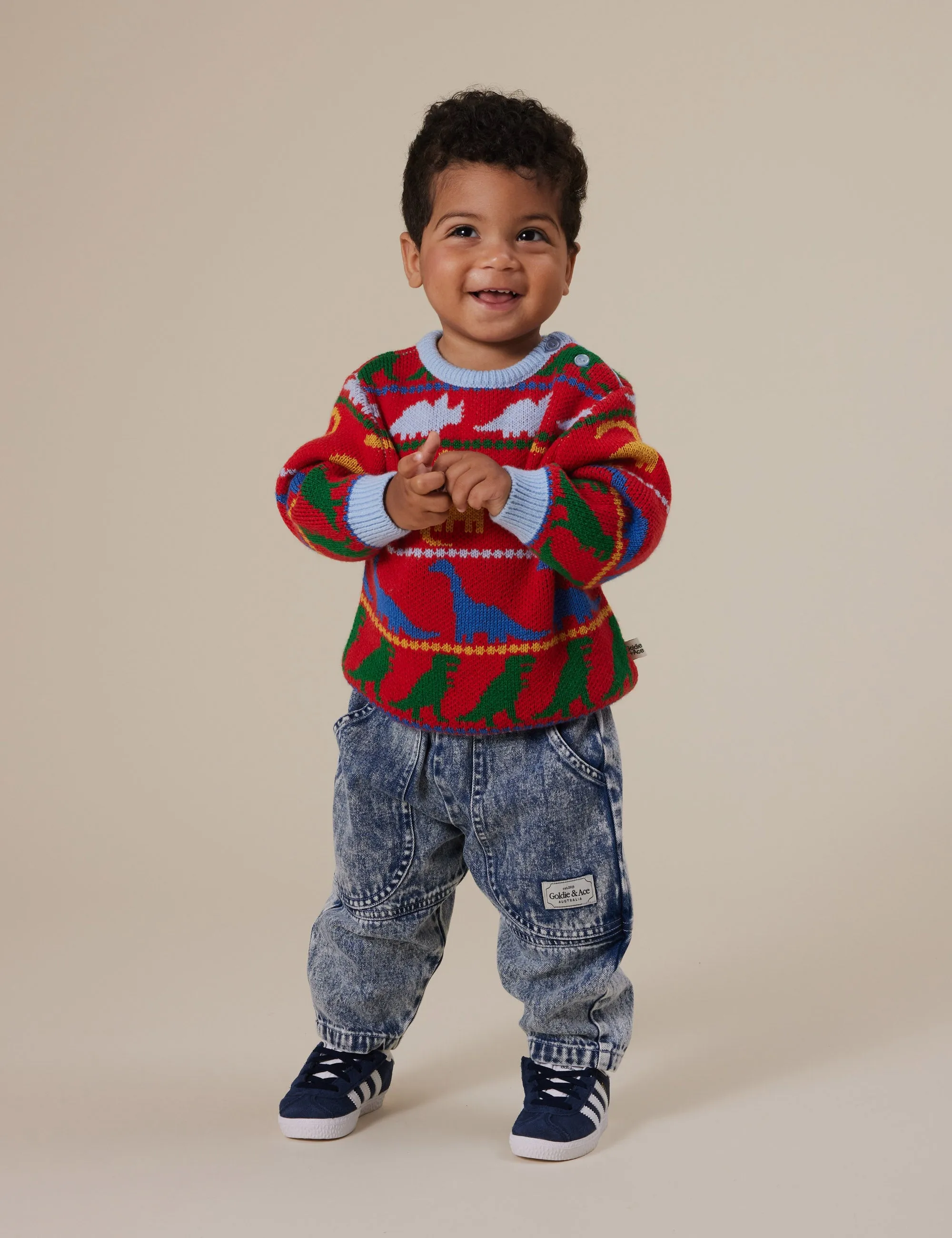 Goldie   Ace Dino Knit Jumper