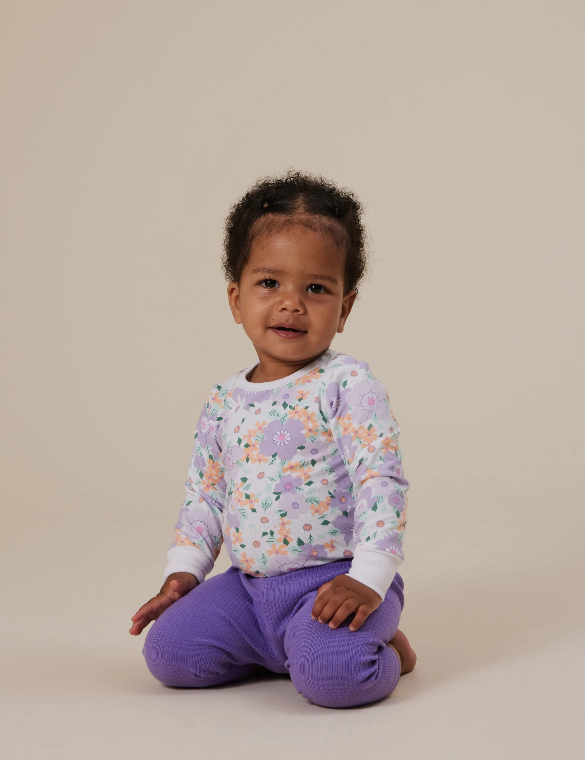 Goldie   Ace Flora Long Sleeve Bodysuit
