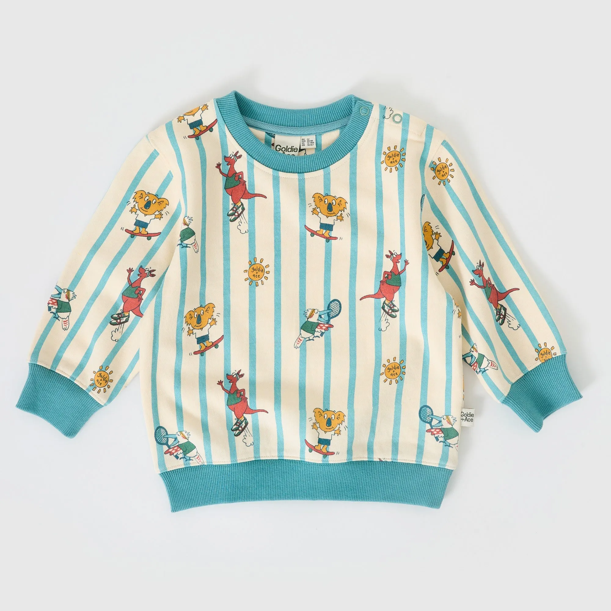 Goldie   Ace Goldie Squad Relaxed Terry Sweater