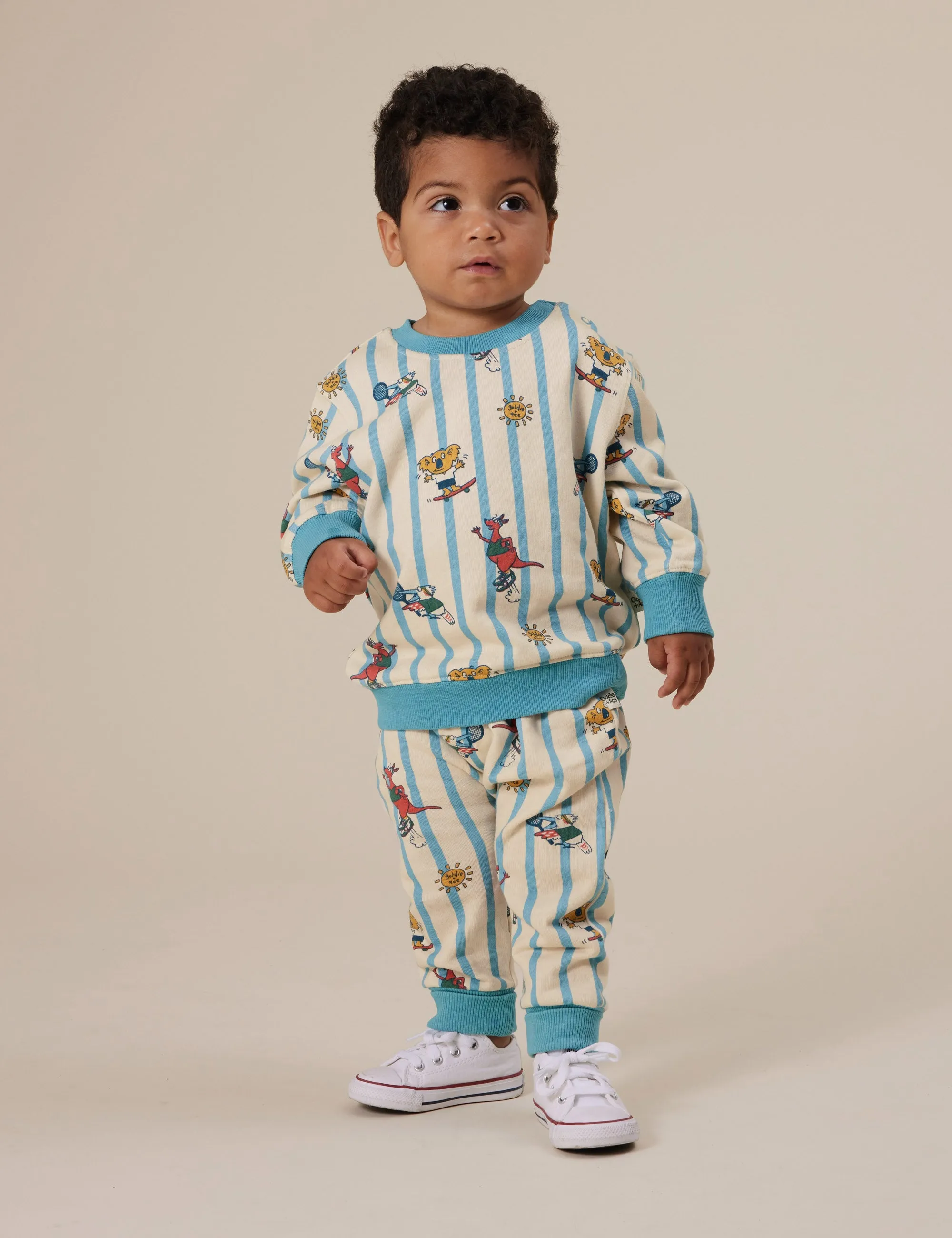 Goldie   Ace Goldie Squad Relaxed Terry Sweater