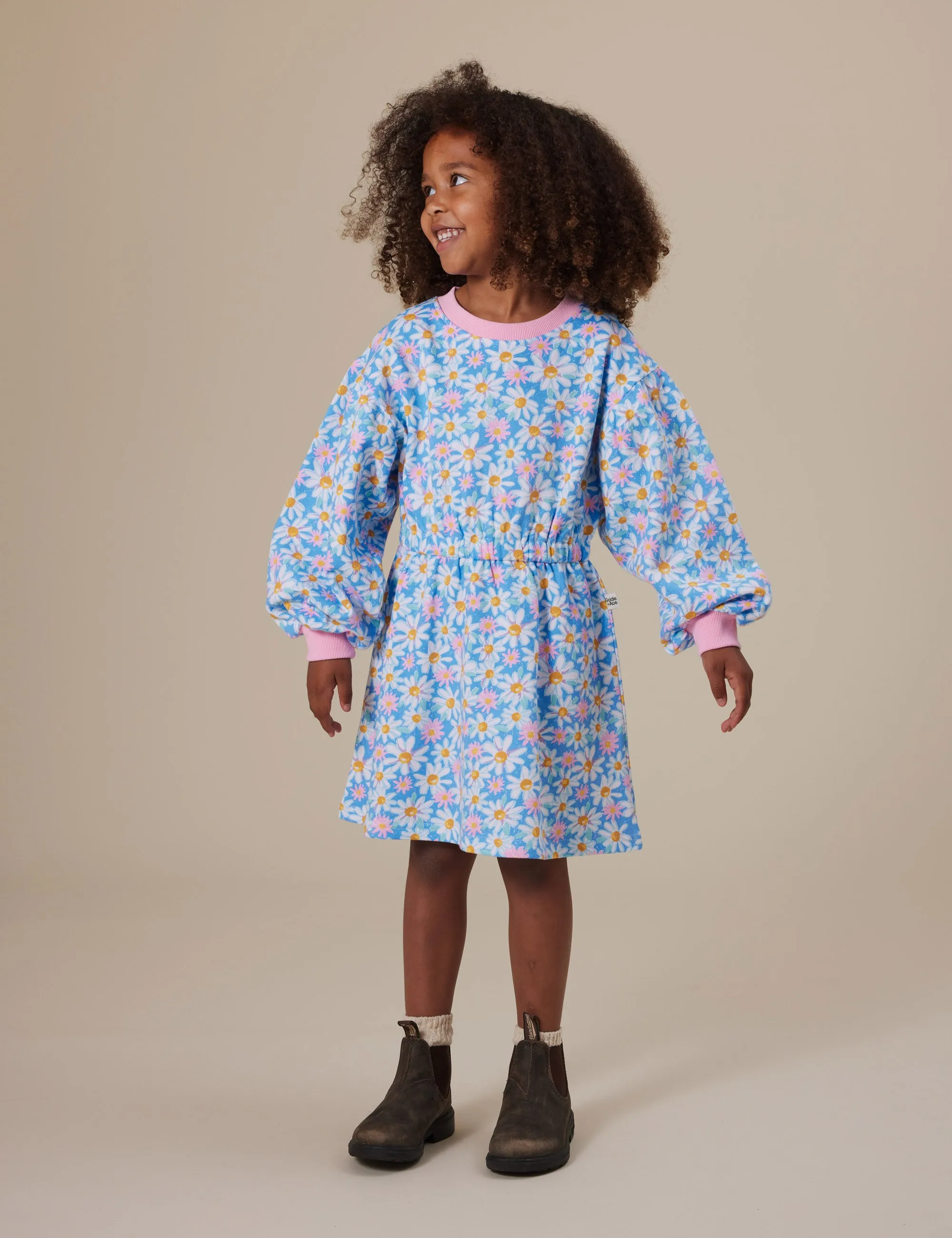 Goldie   Ace Leah Long Sleeve Dress Seaside Daisy