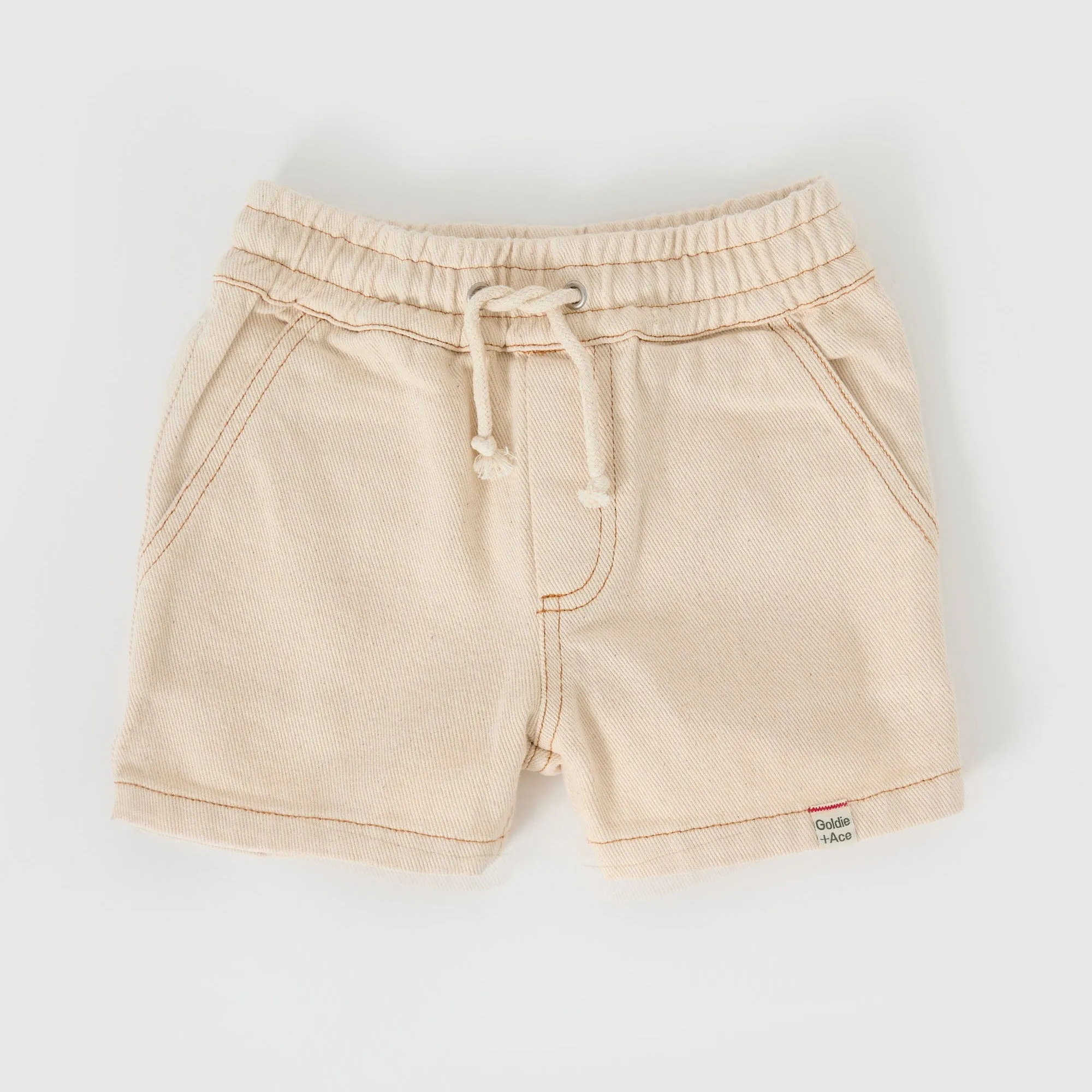 Goldie   Ace Noah Denim Shorts Oat