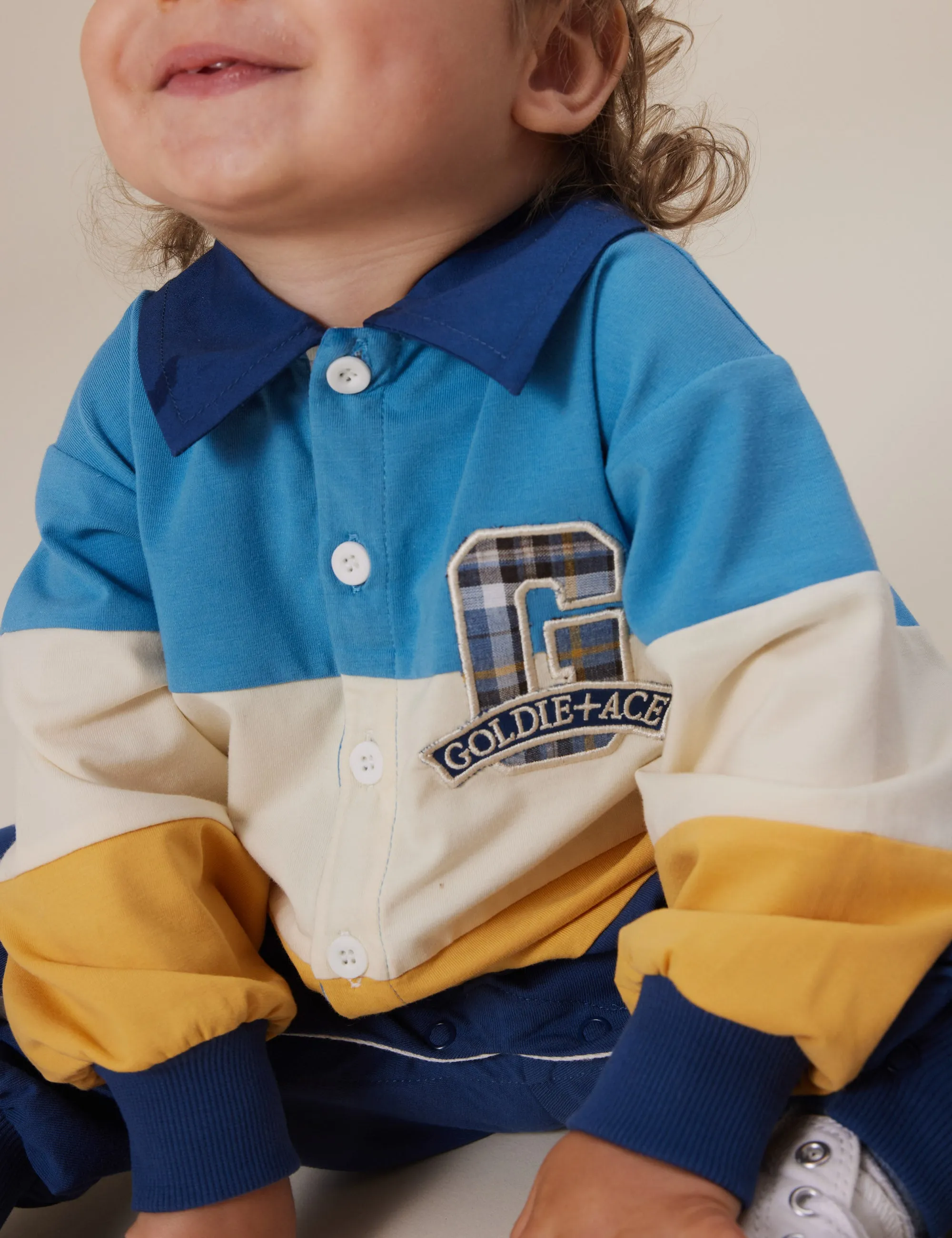 Goldie   Ace Panelled Rugby Romper