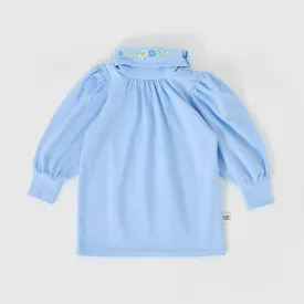 Goldie   Ace Sophia Embroidered Puff Sleeve Skivvy