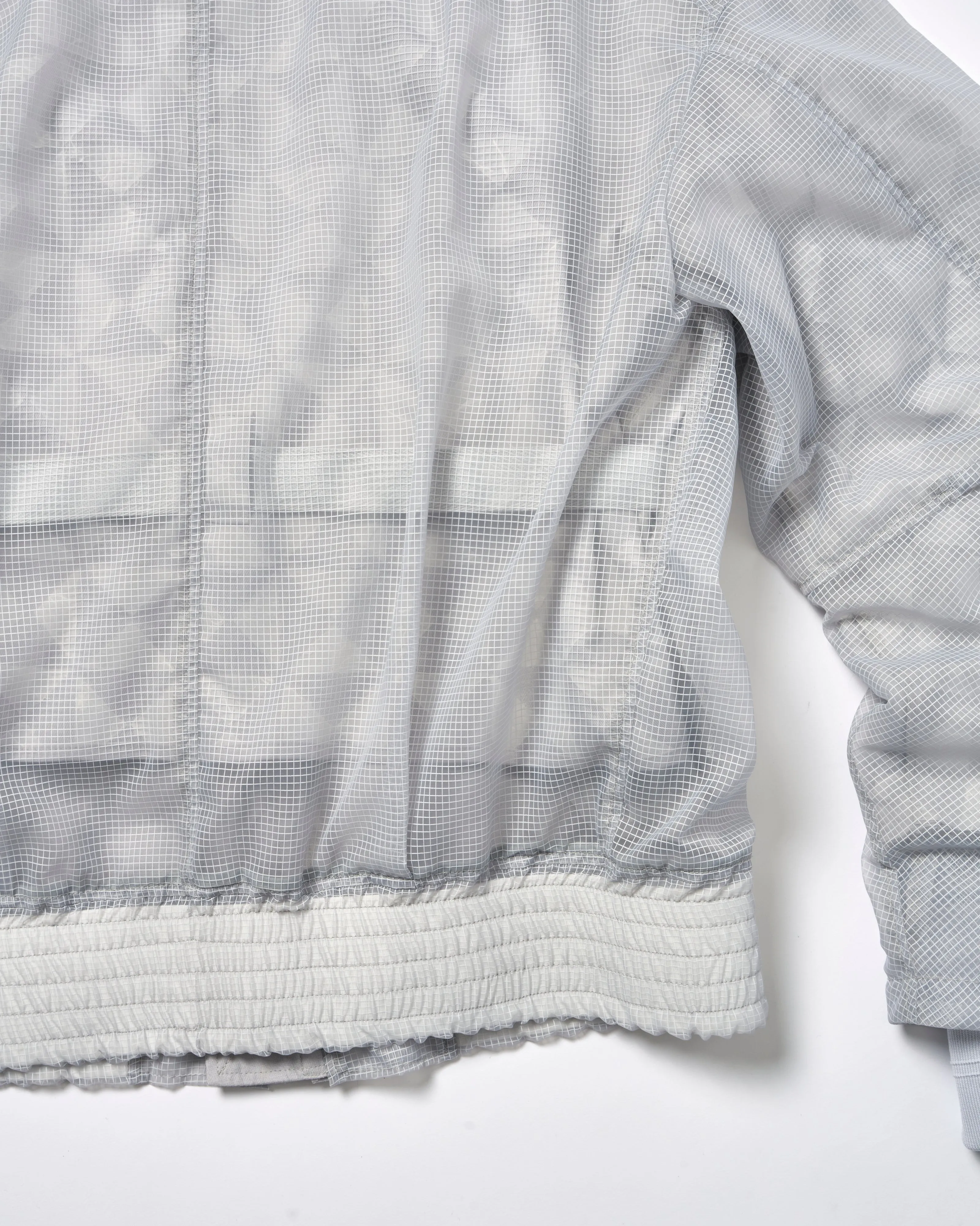 GRID LAYERED BLOUSON .11【BLACK】