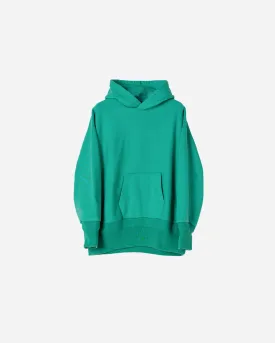 HOODED SWEATSHIRT -Jacqueline- .06【TURQUOISE】