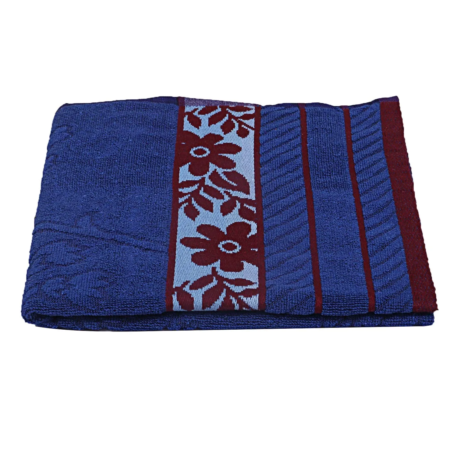 Kuber Industries Cotton Bath Towel (27" x54”, Blue, CTKTC08906)