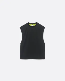LOGO SLEEVELESS CUT-SEW .11 【BLACK】