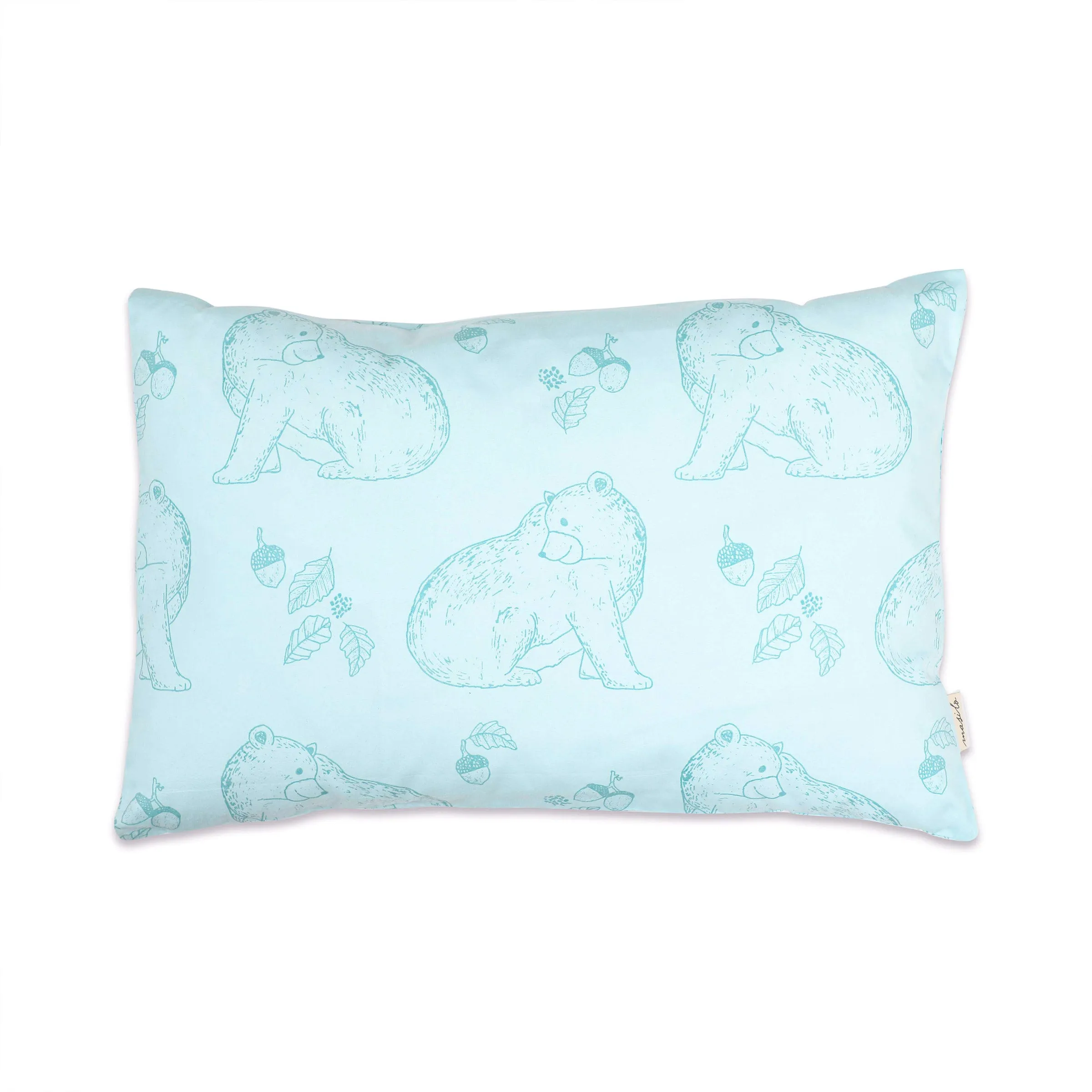 Masilo Organic Cotton Toddler Cot Set – Bear Hug (Thin/Quilted Insert)