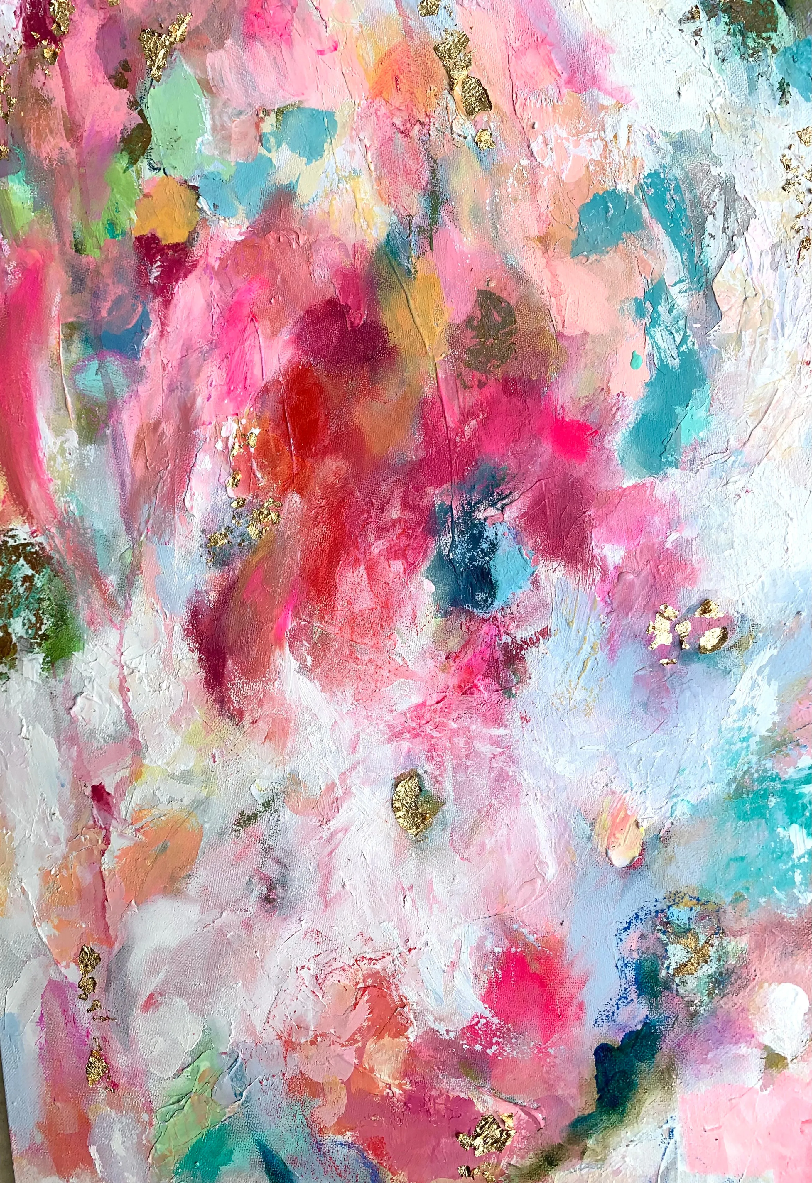 Move With The Color 24X36" Abstract