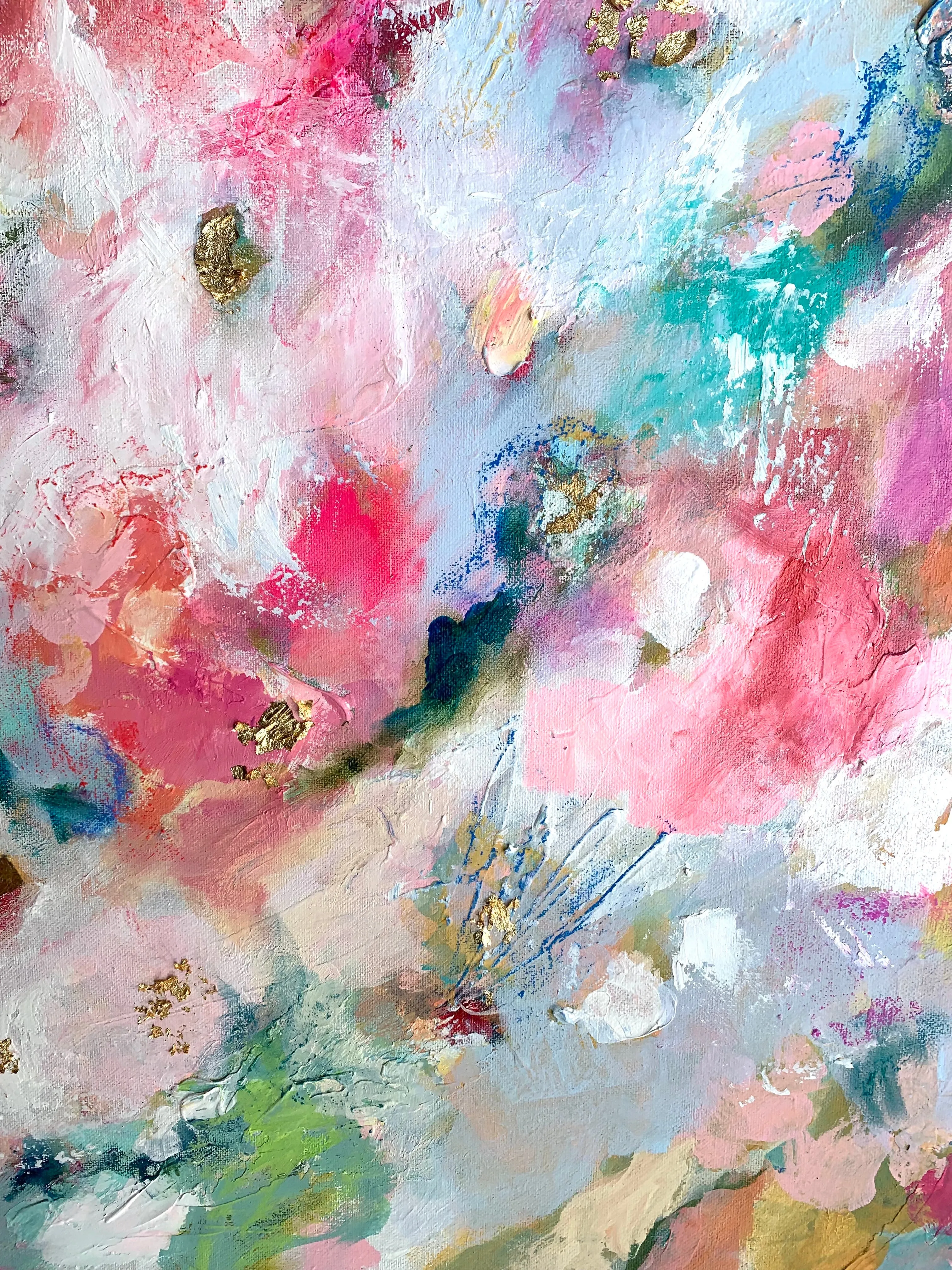 Move With The Color 24X36" Abstract