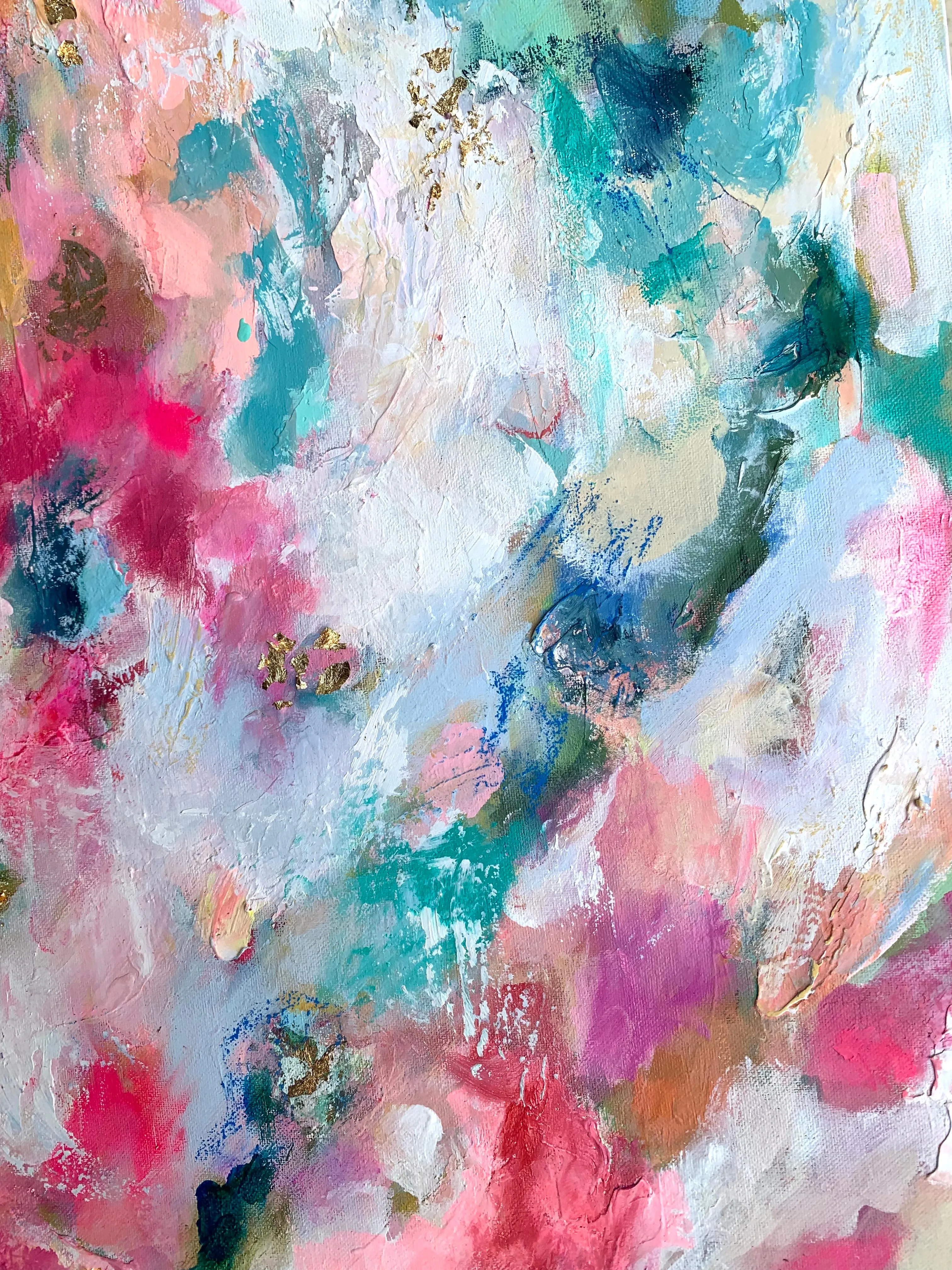 Move With The Color 24X36" Abstract
