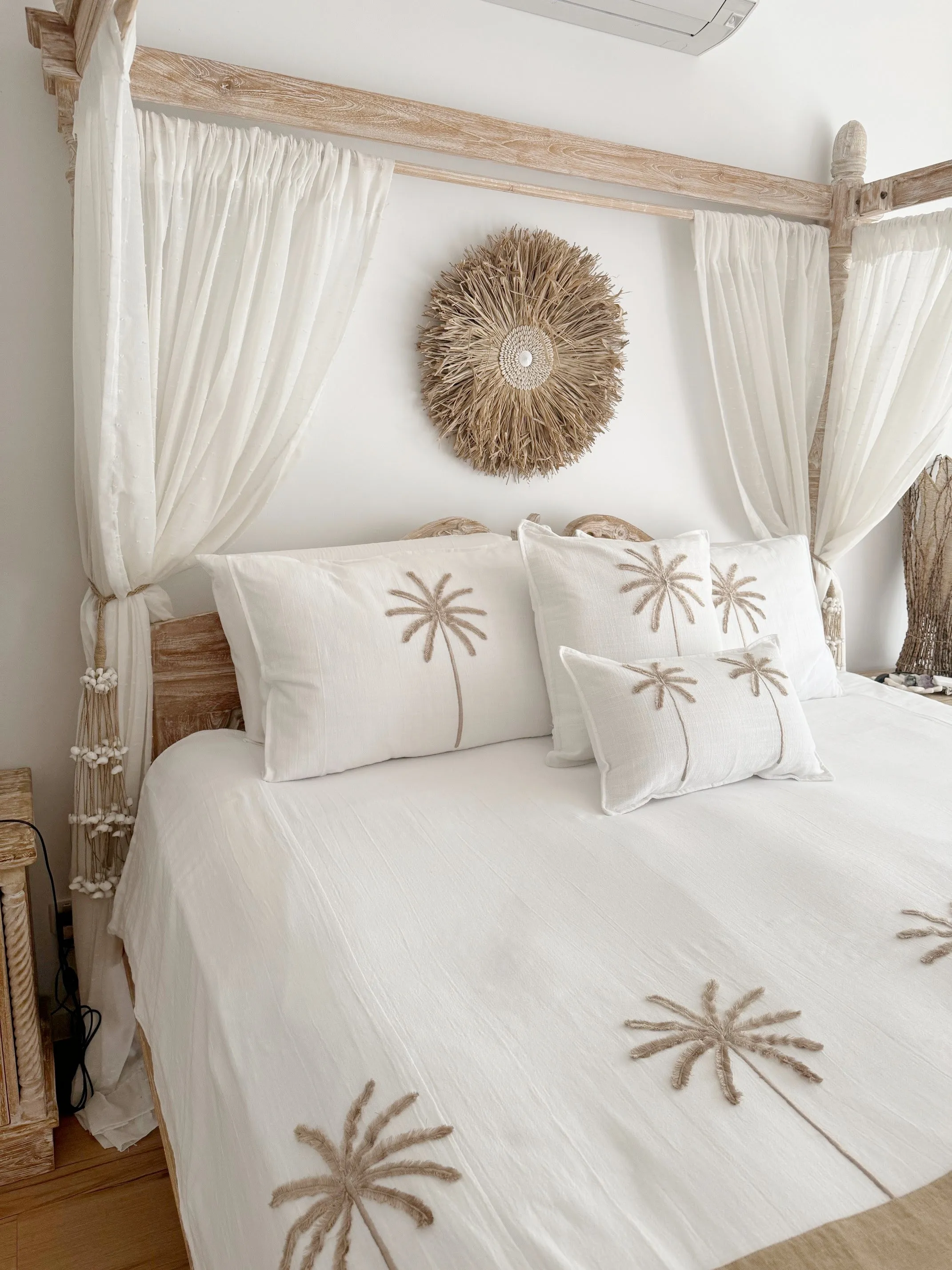 Palm Cove Linen Quilt Cover Set