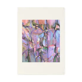 'Passages' Abstract Cotton Tea Towel I Original Artwork by American Artist Barbara Cleary | Barbara Cleary Designs
