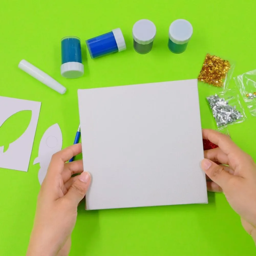 Rocket DIY Pouring Canvas Art Set