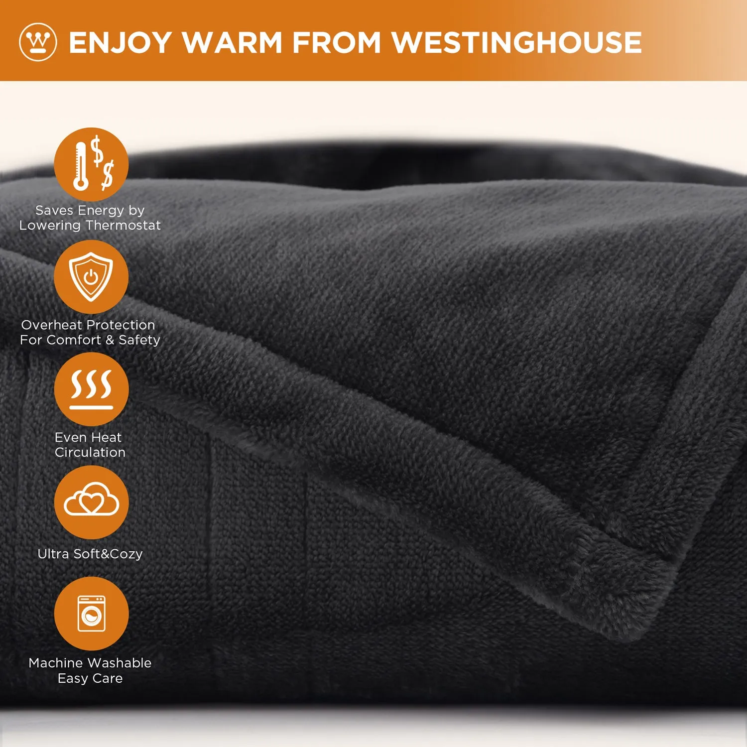 Westinghouse Electric Blanket Flannel to Flannel